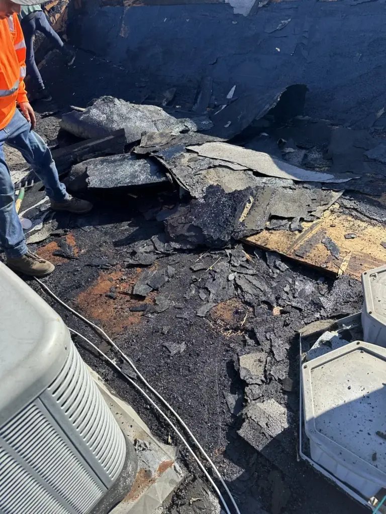 Residential roof repair project in San Jose