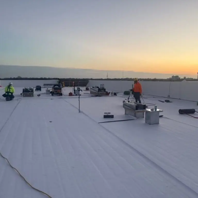 Commercial roof installation in San Jose